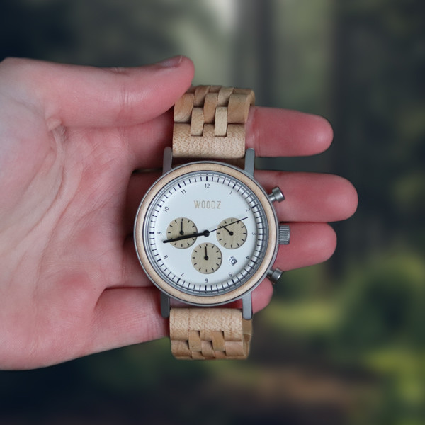 Levering binden Pasen Houten Horloge | houten dameshorloge | houten herenhorloge | model Lotte -  Woodzstyle